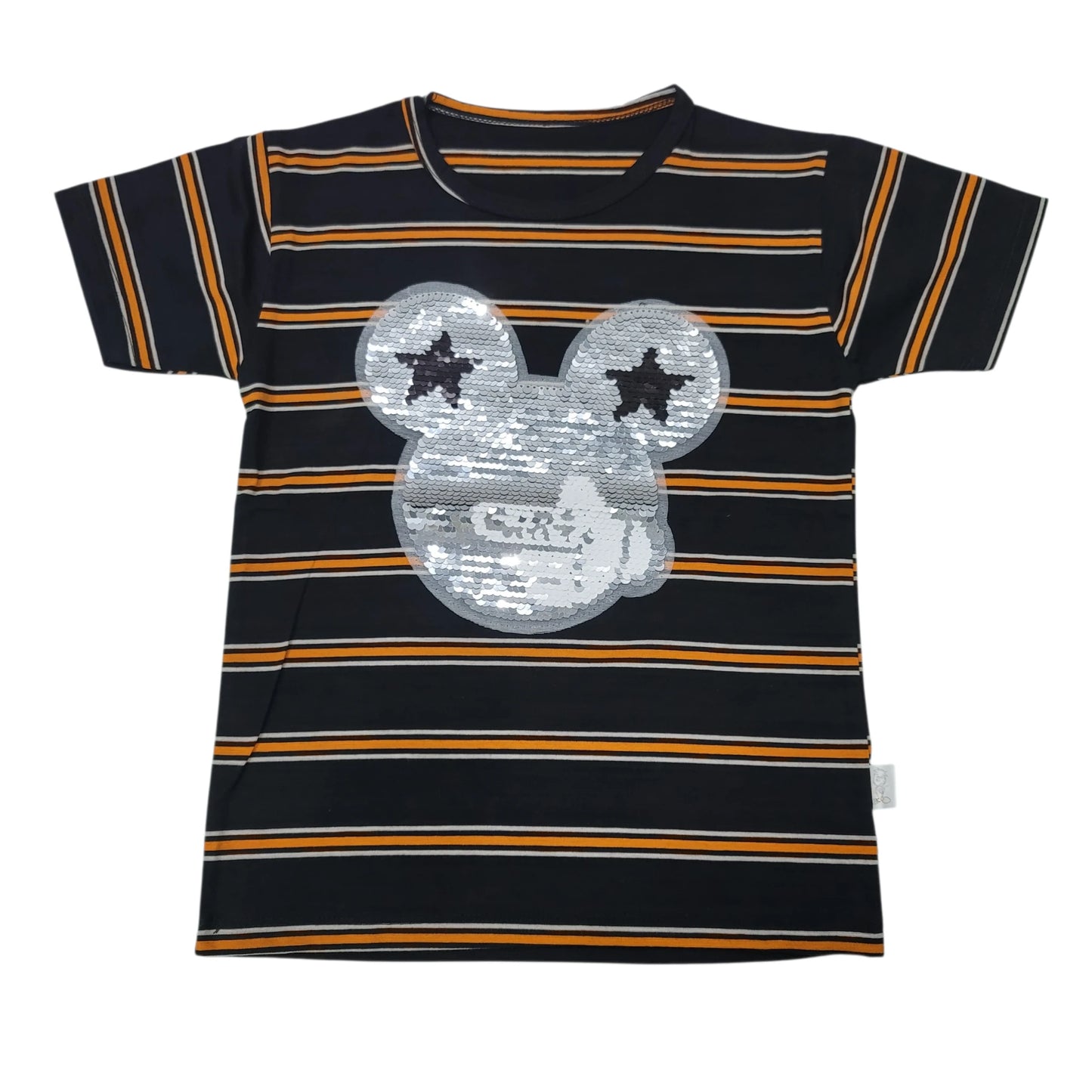 Micky-Mouse Reversible Sequins T.Shirt