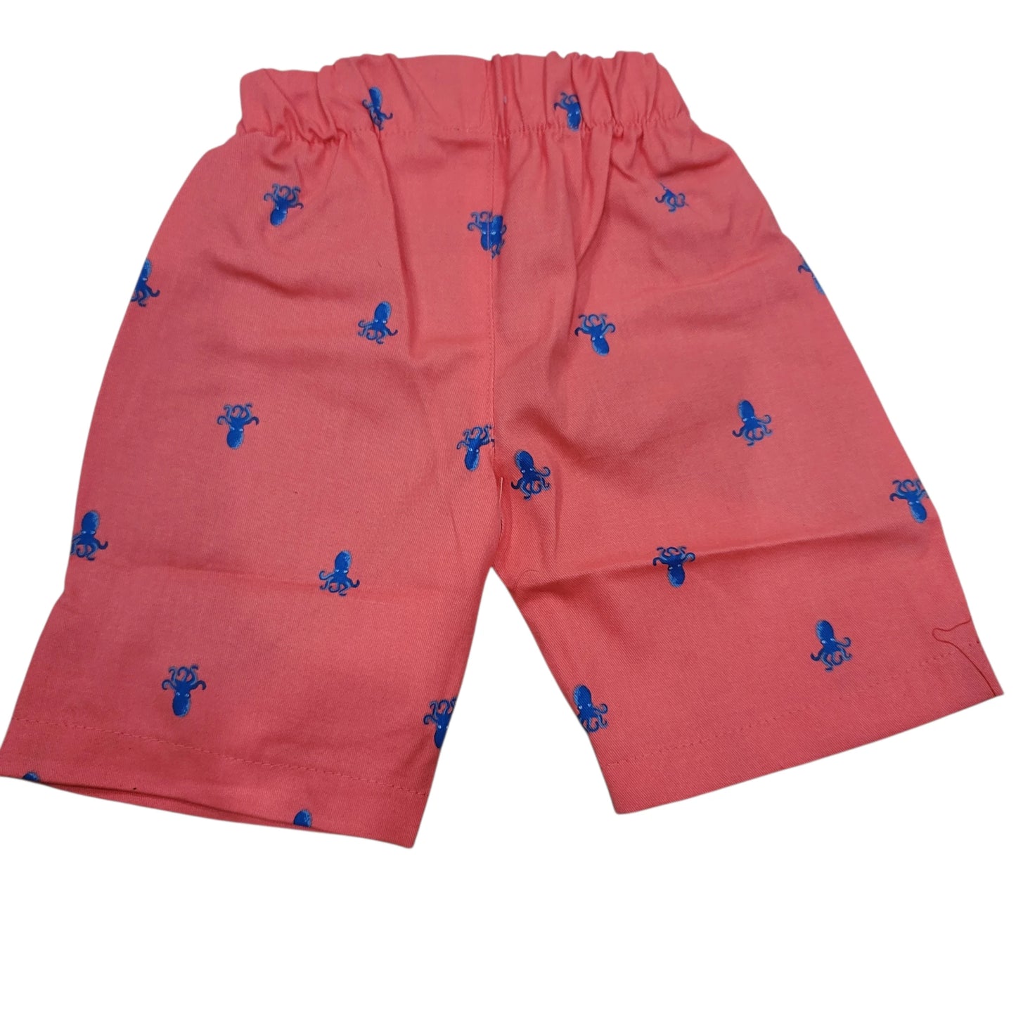 Octopus Print Orange Short