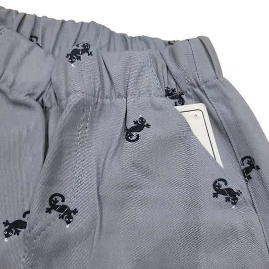Lizard print Grey short