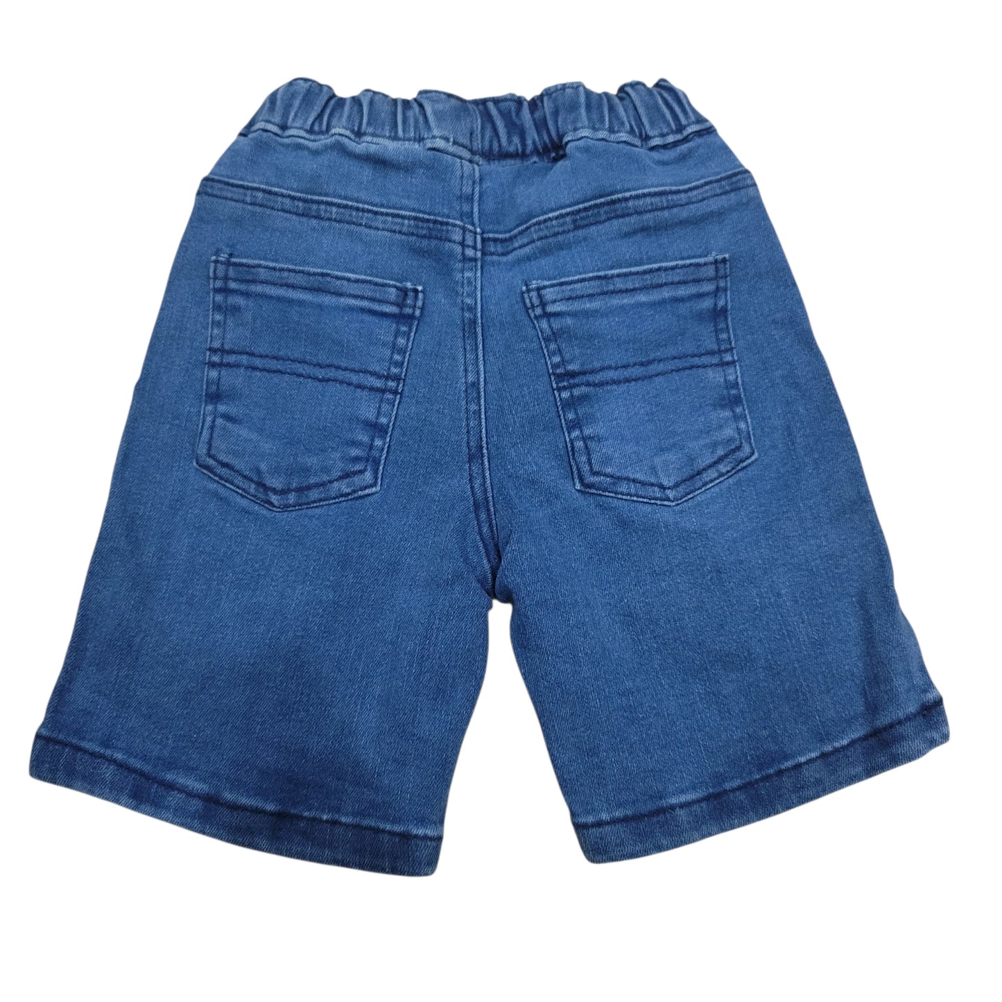 Bow Emb. Girls Denim Short