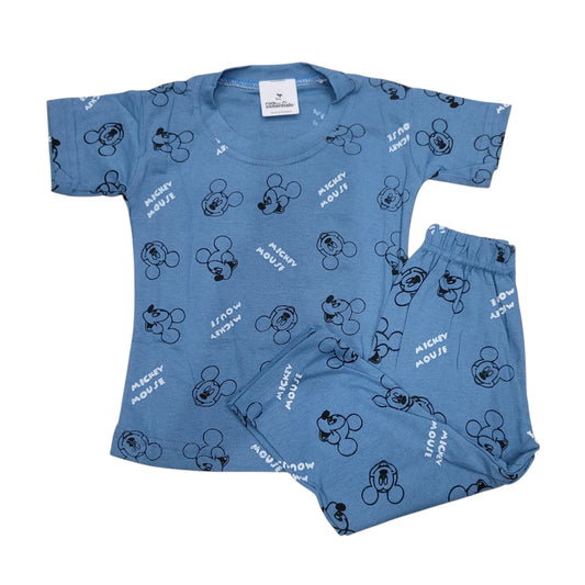 Mickey Mouse Printed Night Suit (soft cotton)