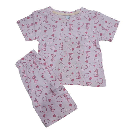 Barbie Print Jersey Night Suit