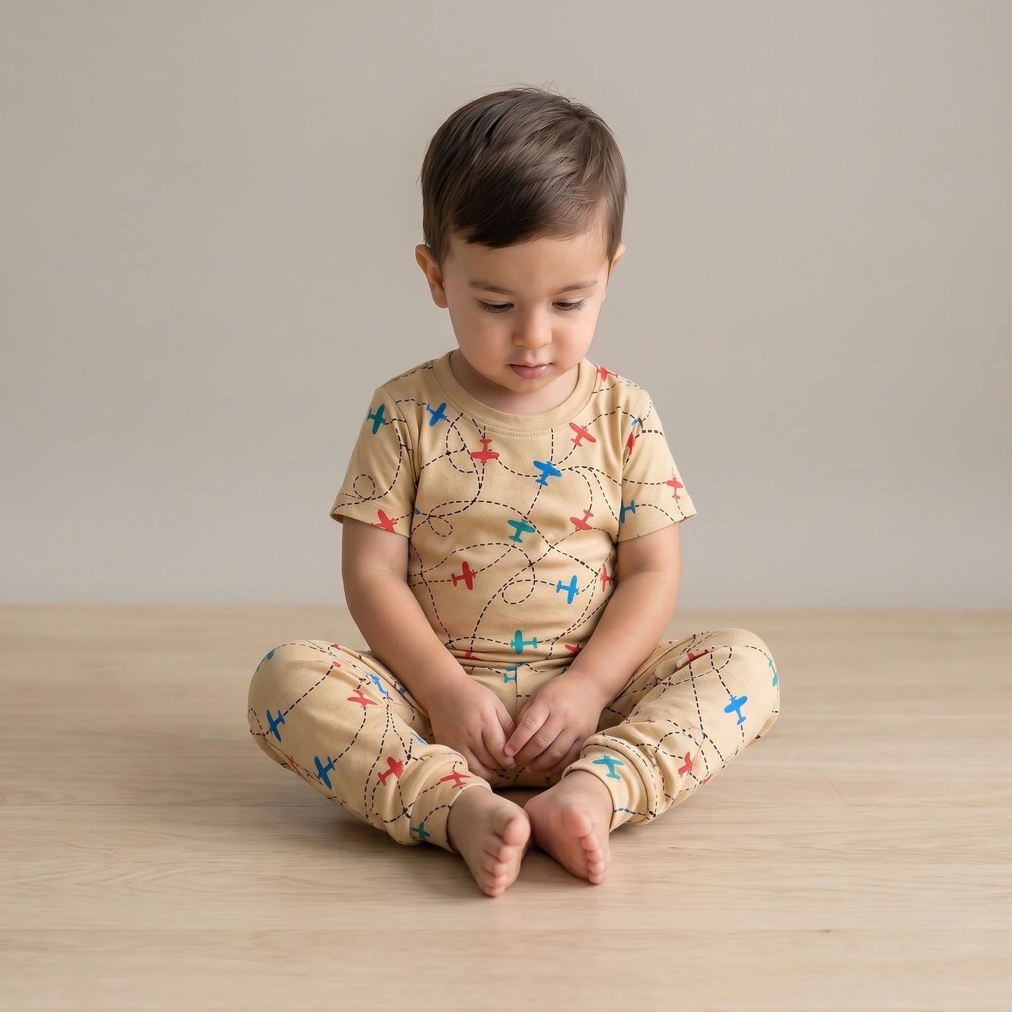 Aeroplane Print Night Suit (soft cotton)