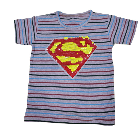 Super-Man Reversible Sequins T.Shirt