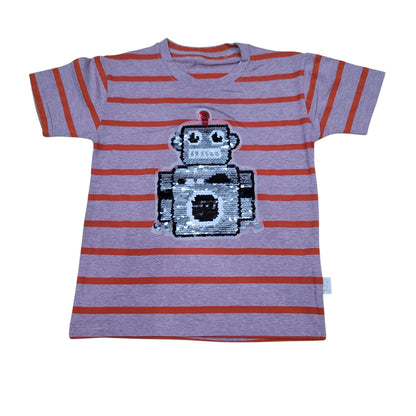 Robot Reversible Sequins T.Shirt