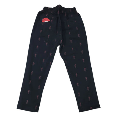 Fire & Dice Print Elastic Pant
