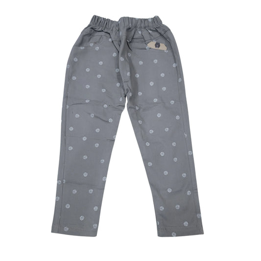 Fire & Dice Print Elastic Pant