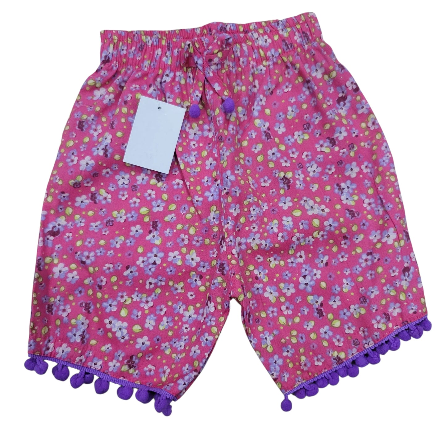Floral Print Ball-Lace Short