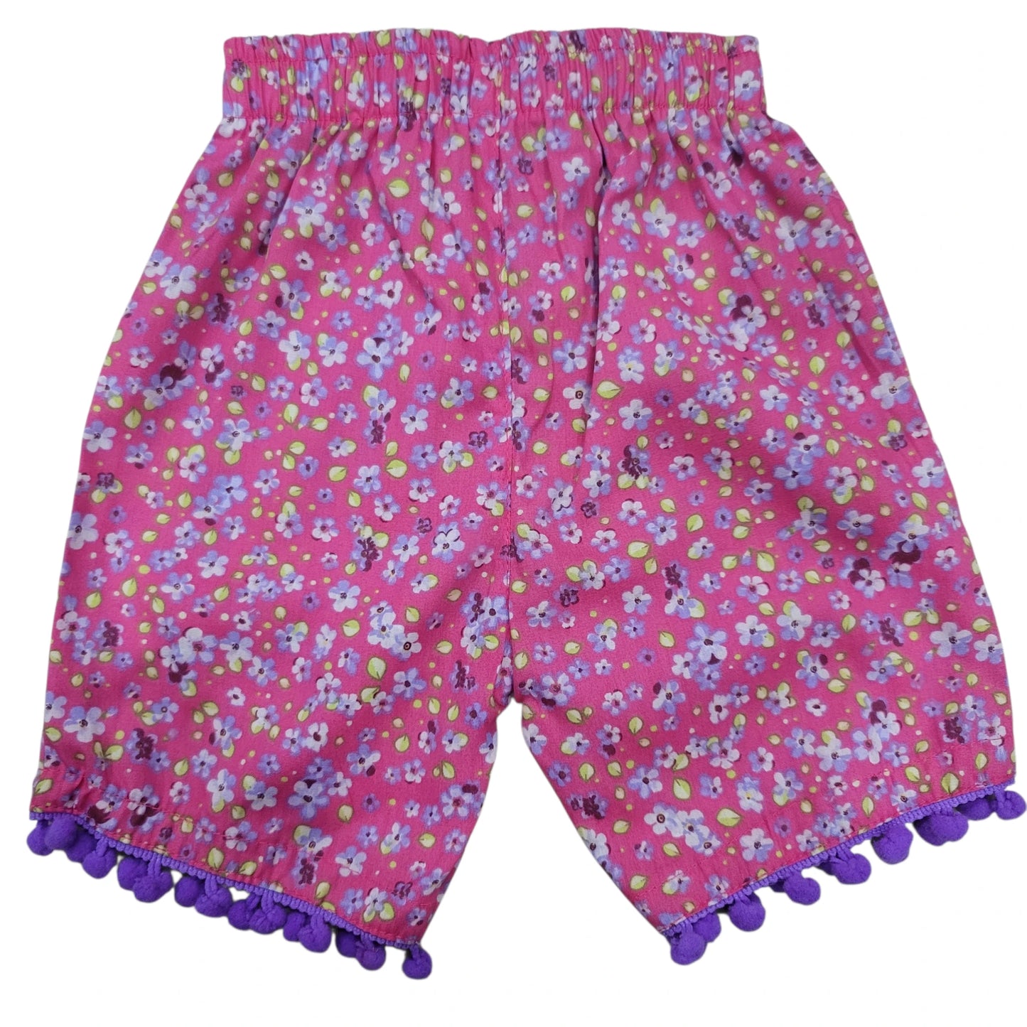Floral Print Ball-Lace Short