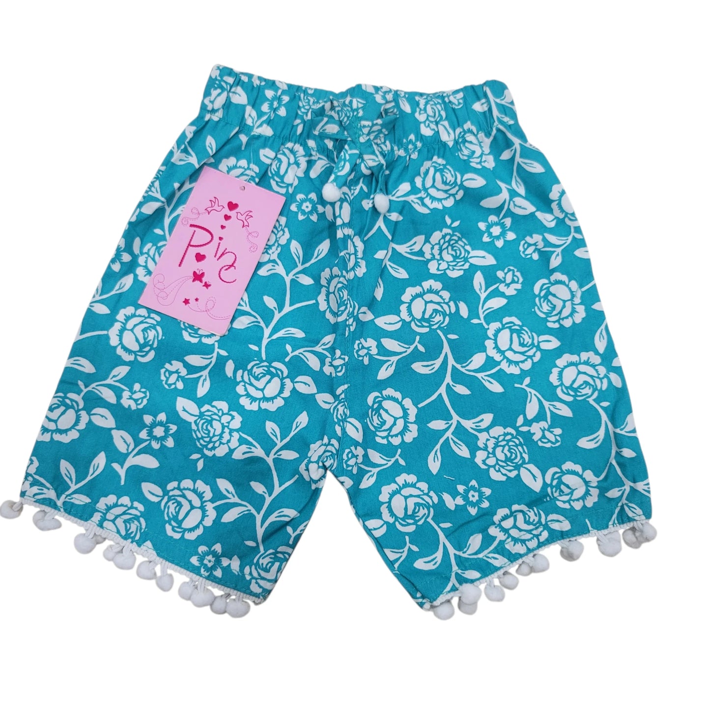 White Flower Ball-Lace Short