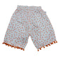 Orange-Dot Ball-Lace Short
