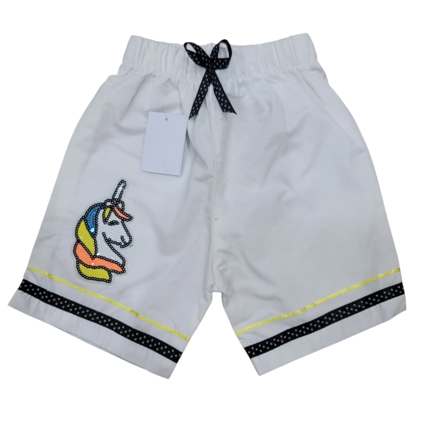 Unicorn Cotton Girls Short