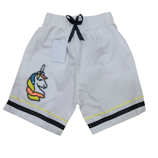 Unicorn Cotton Girls Short