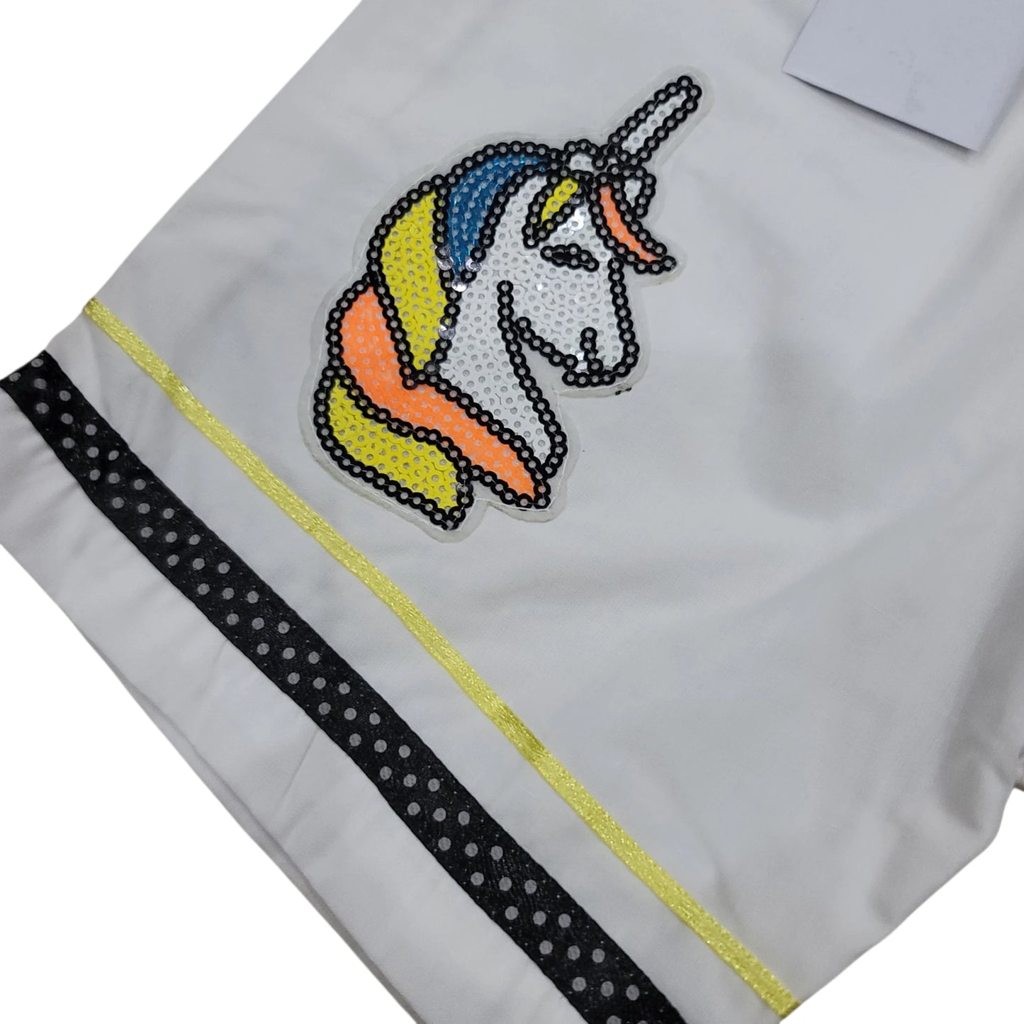 Unicorn Cotton Girls Short