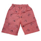 Dino Print Orange Short