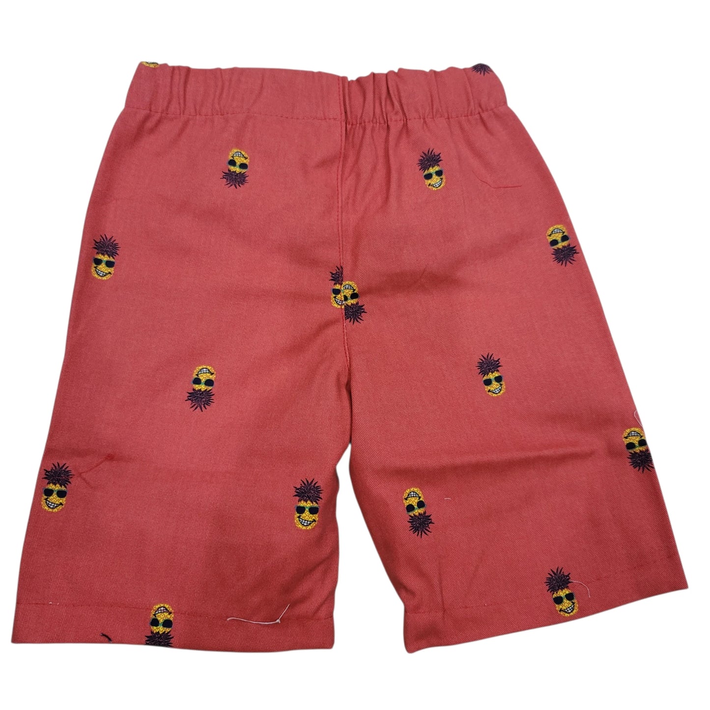 Pineapple Print Orange Short