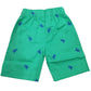 Shark Print Green Short