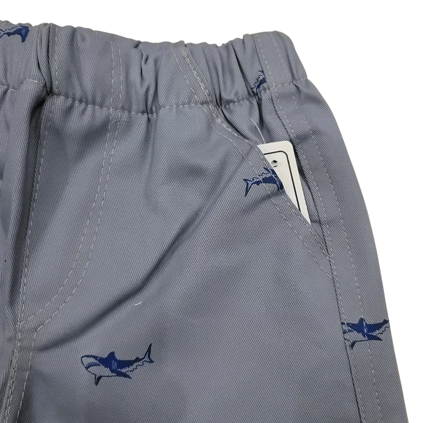 Shark Print Grey Short