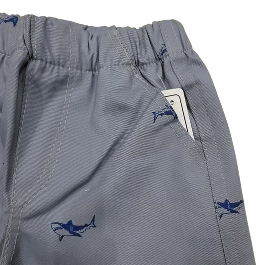 Shark Print Grey Short
