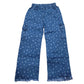 Girls Heart Print Wide Leg Cargo Denim
