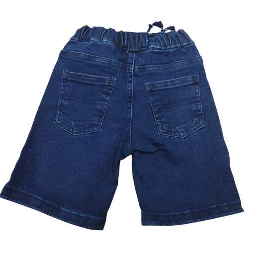 Bow Emb. Girls Denim Short