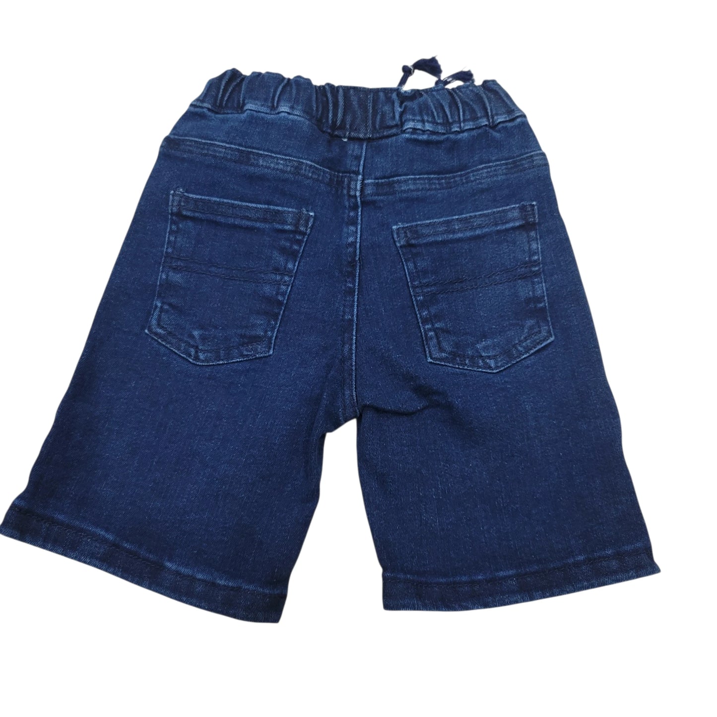Bow Emb. Girls Denim Short