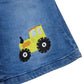 Car Emb. Denim Boys Short