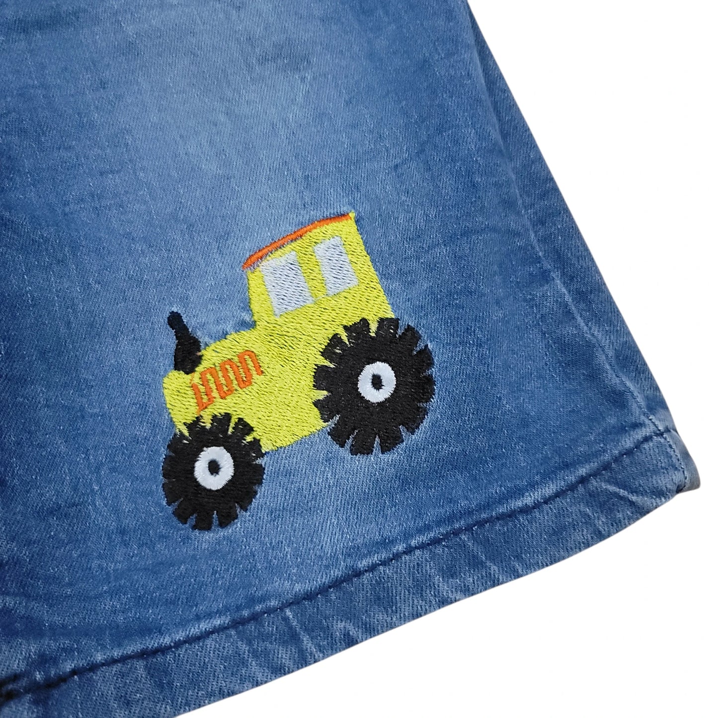 Car Emb. Denim Boys Short