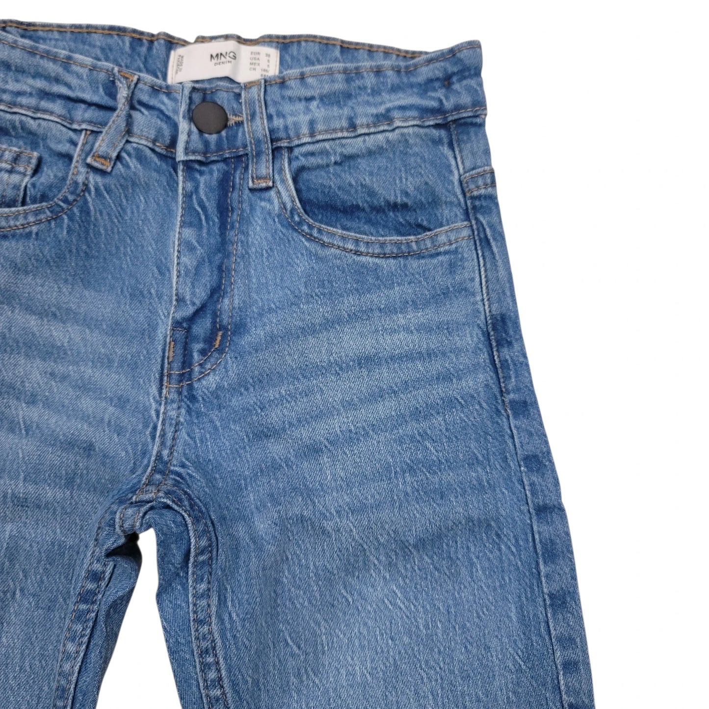 Classic Blue Straight Fit Denim Jeans