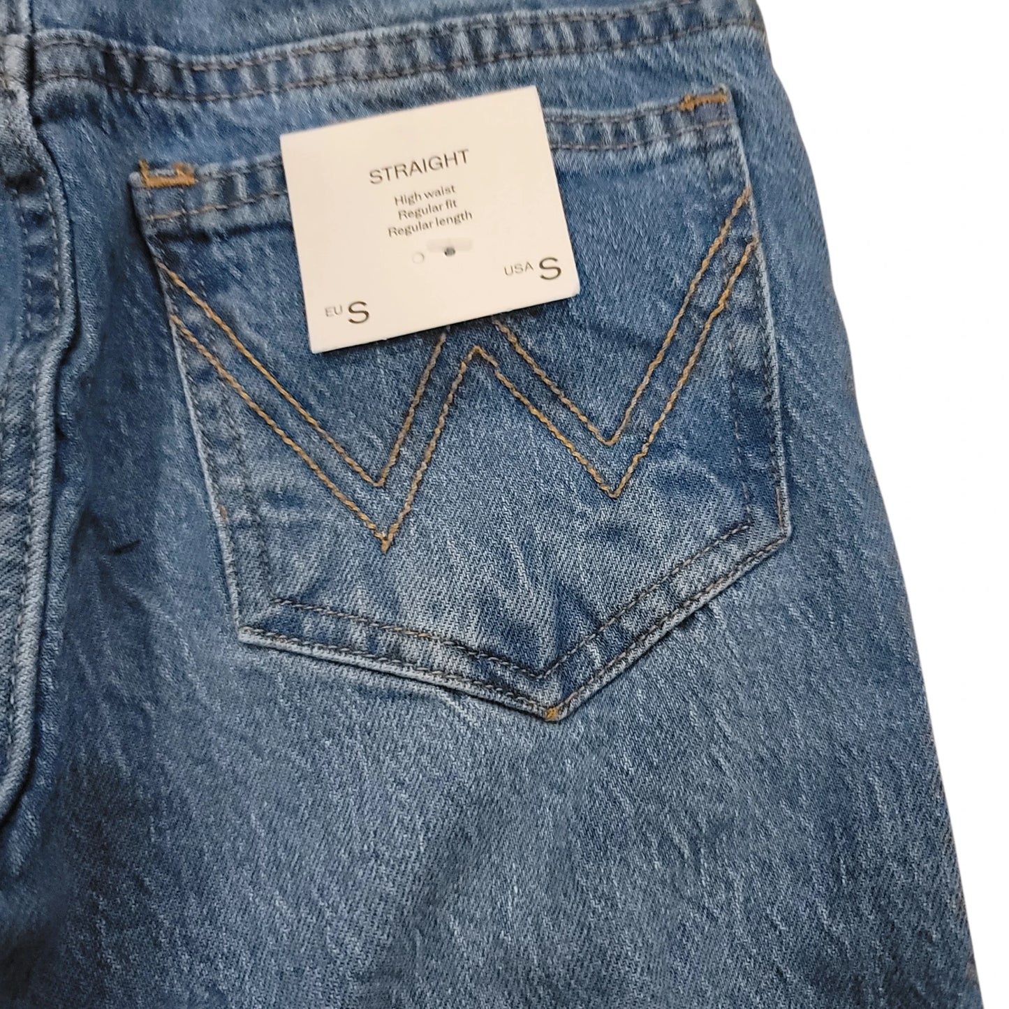 Classic Blue Straight Fit Denim Jeans
