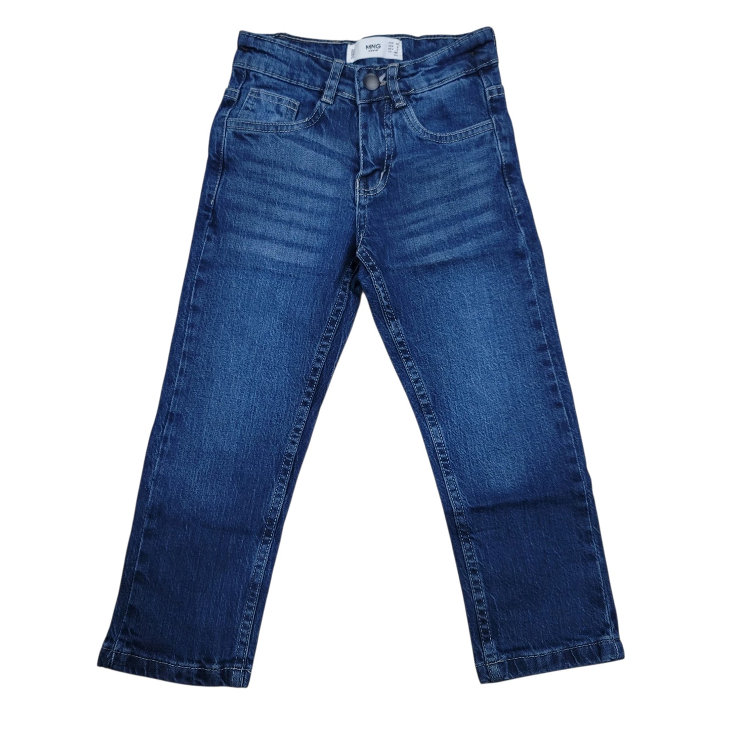 Classic Blue Straight Fit Denim Jeans