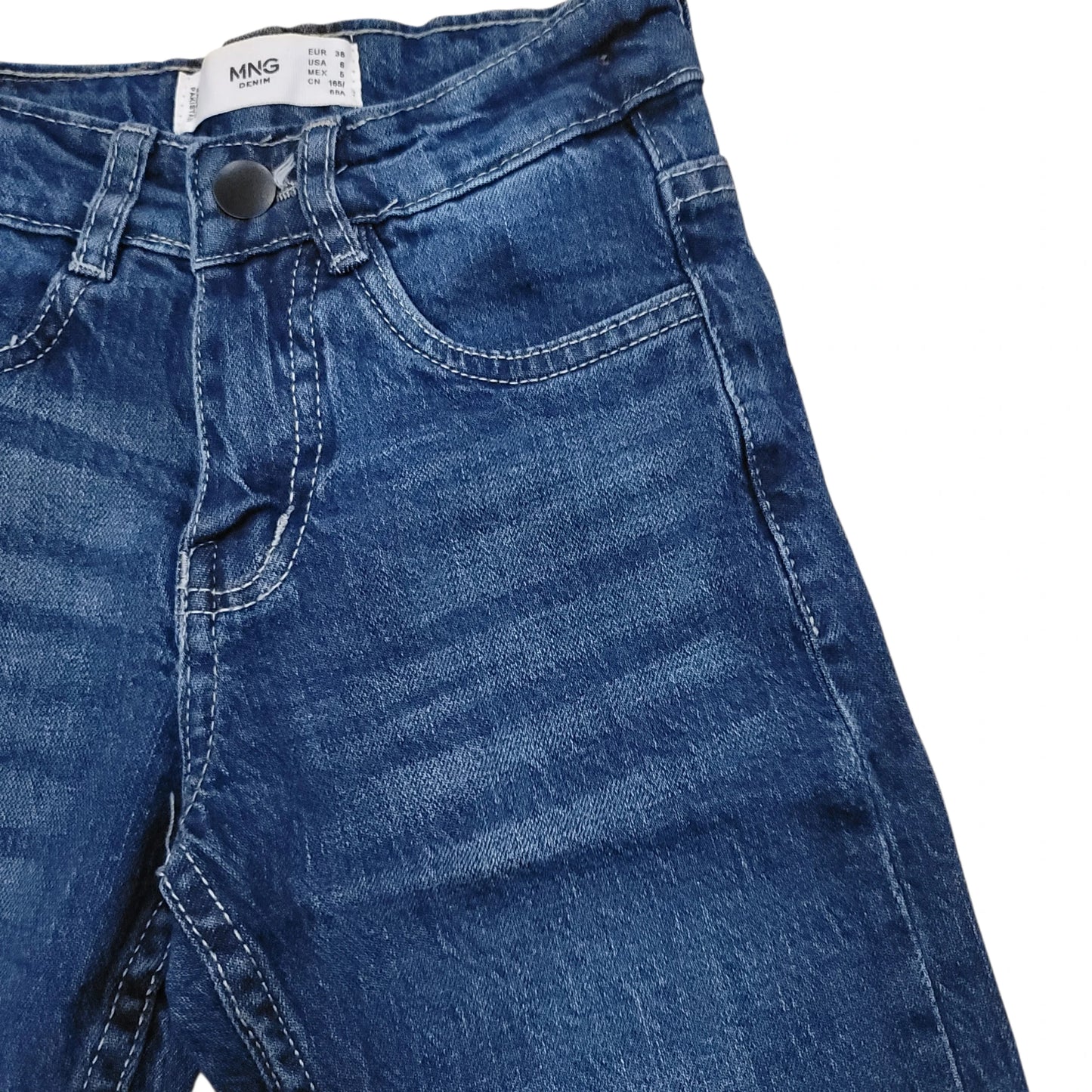 Classic Blue Straight Fit Denim Jeans