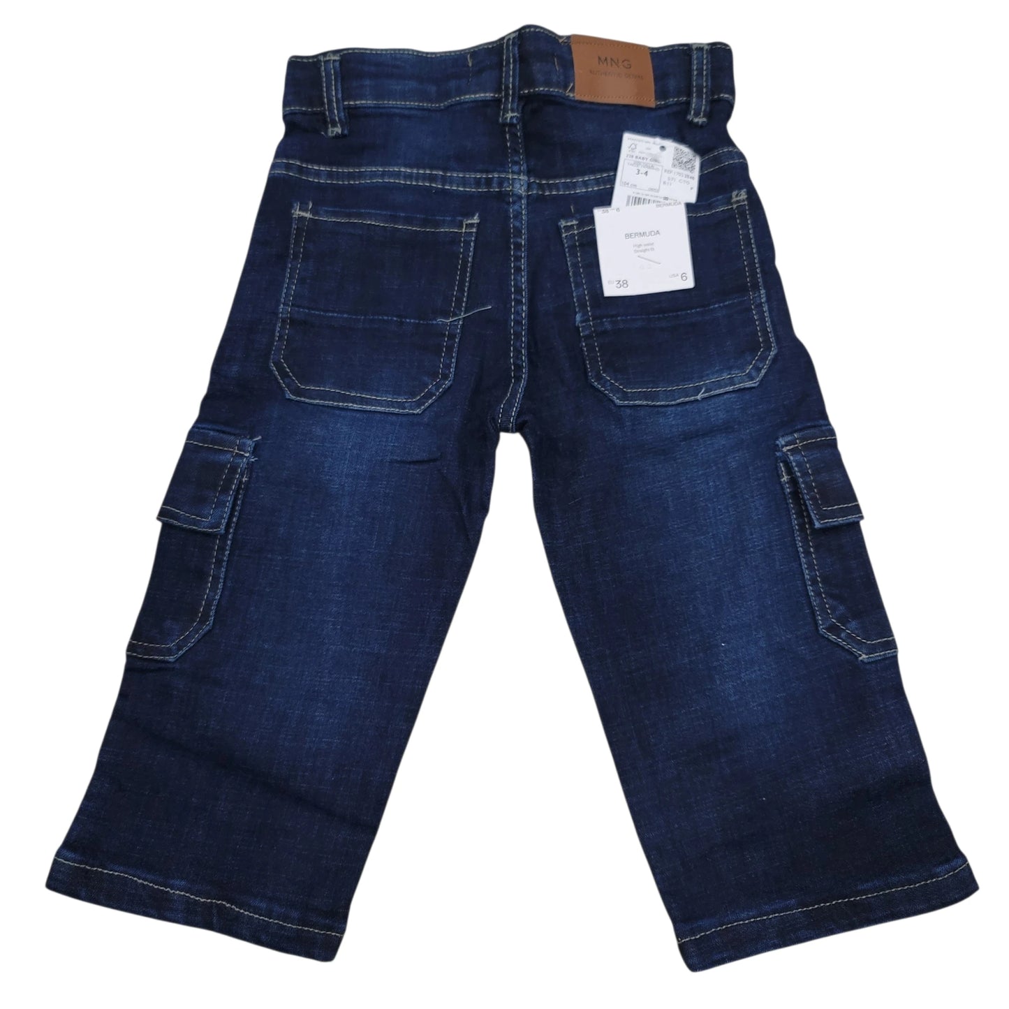 Kids' Premium Cargo Style Denim Jeans