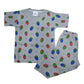 Strawberry Print Night Suit (soft cotton)