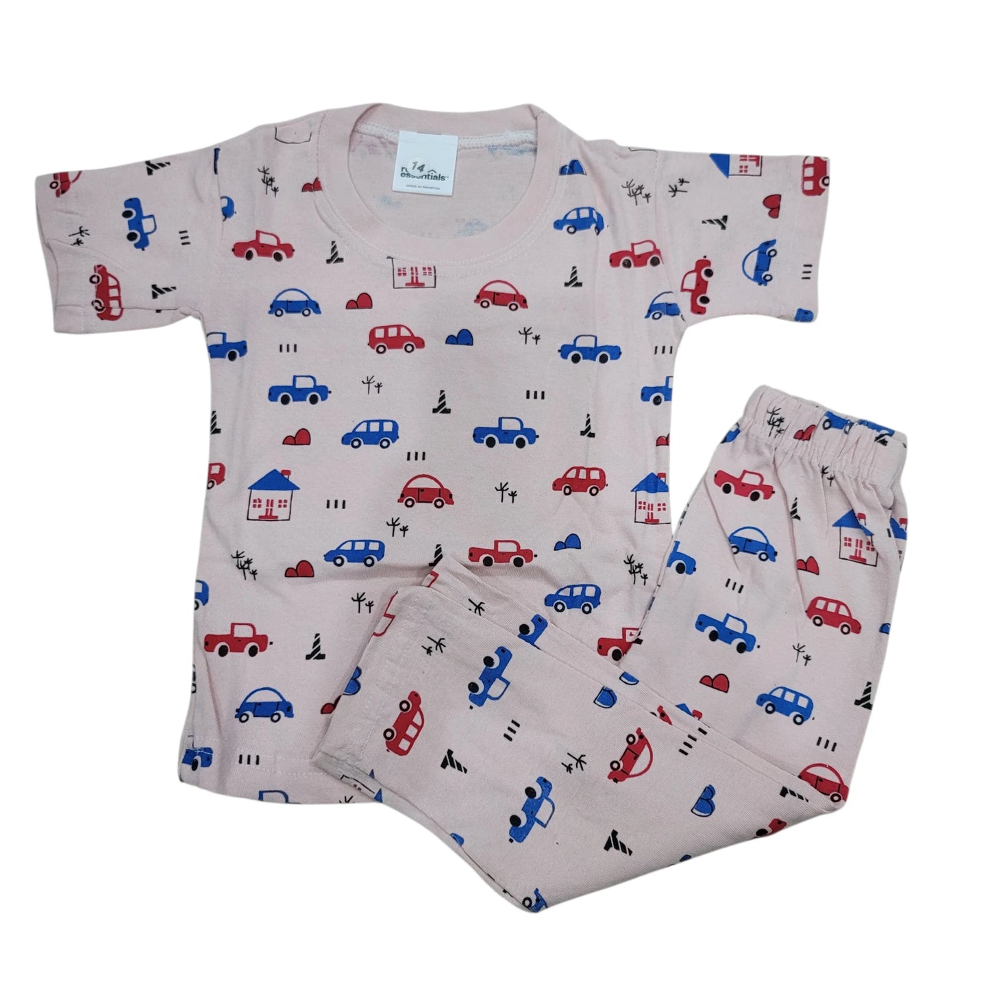 Car Print Night Suit (soft cotton)