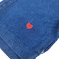 Sun-flower & Heart Emb. Girls Denim Short
