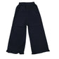 Flower Emb. wide Leg Pant