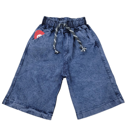 stone Color Boys Denim Shorts