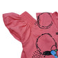 Cut Sleeves Duck print Girls T.shirt