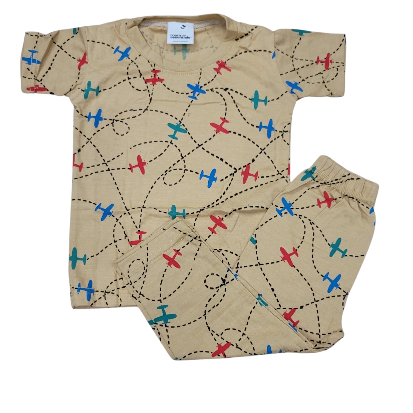 Aeroplane Print Night Suit (soft cotton)