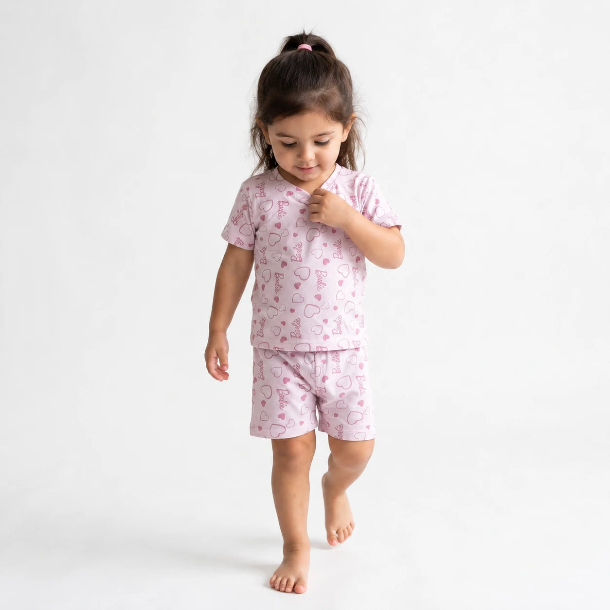 Barbie Print Jersey Night Suit