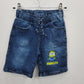 Minion Embroidery Denim Boys Shorts