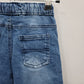 Minion Embroidery Denim Boys Shorts