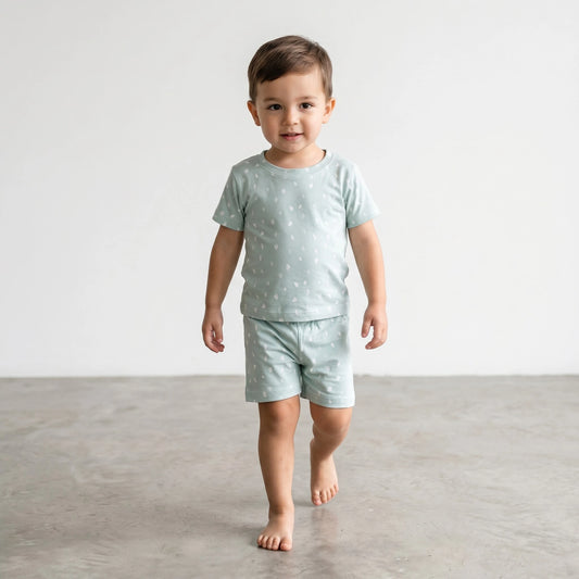 2pc Printed Jersey Night Suit