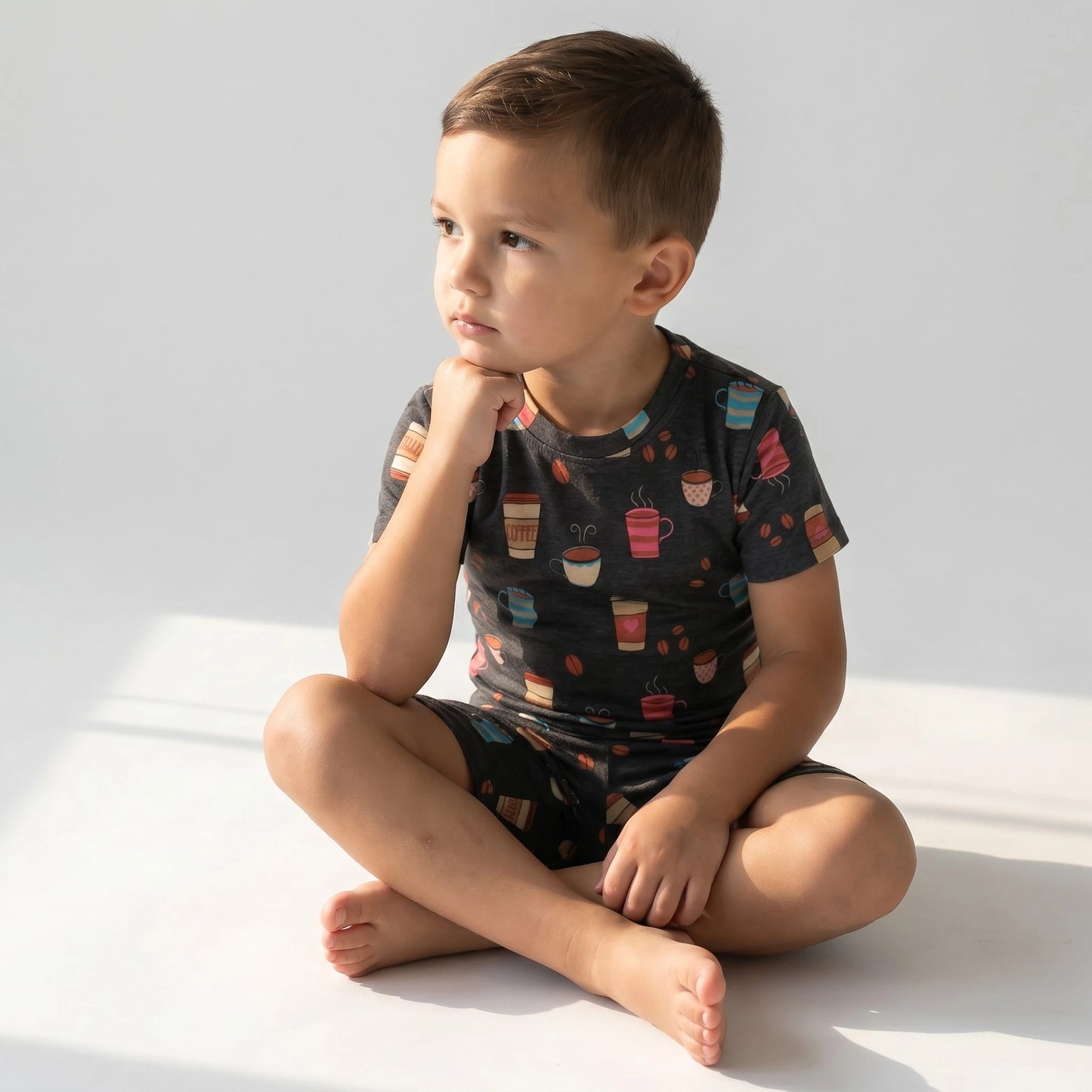 2pc Printed Jersey Night Suit