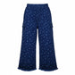 Girls Heart Print Wide Leg Cargo Denim