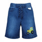 Car Emb. Denim Boys Short
