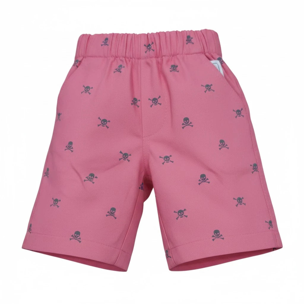 skull Print Orange Short (Inspired:One-Piece)
