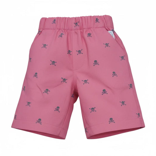 skull Print Orange Short (Inspired:One-Piece)
