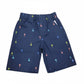 Tree print D.Blue Short